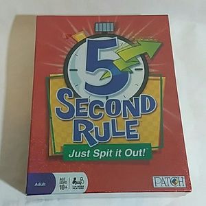 NEW 5 Second Rule Game Just Spit It Out